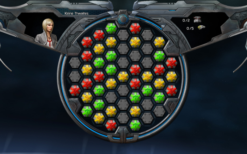 Illustration for article titled New(ish) Puzzle Quest: Galactrix Screens